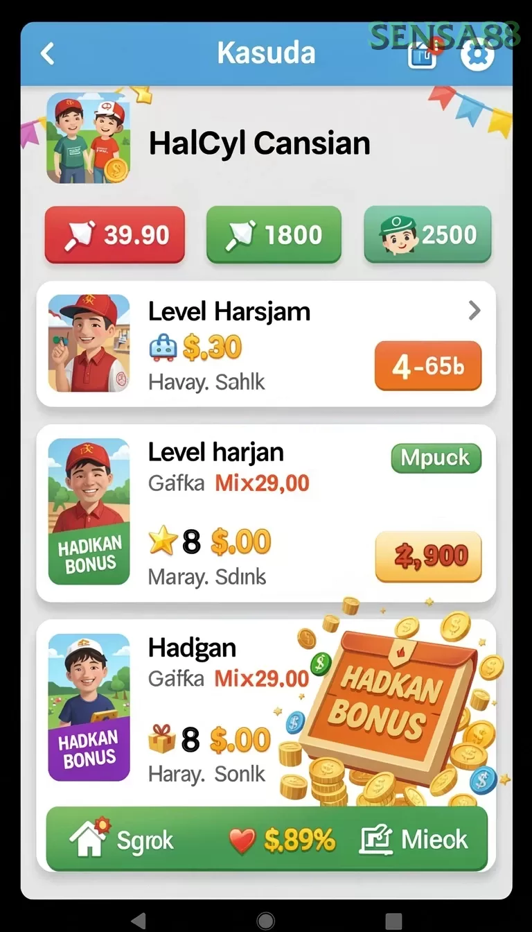 Cuplikan layar TANTE777 — pengaturan akun