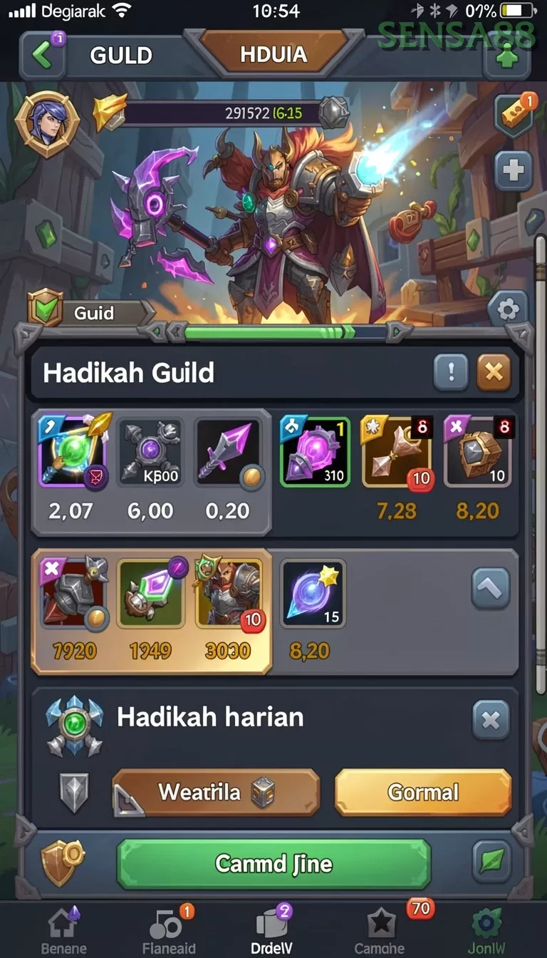 Cuplikan layar PAKDE4D — menu navigasi